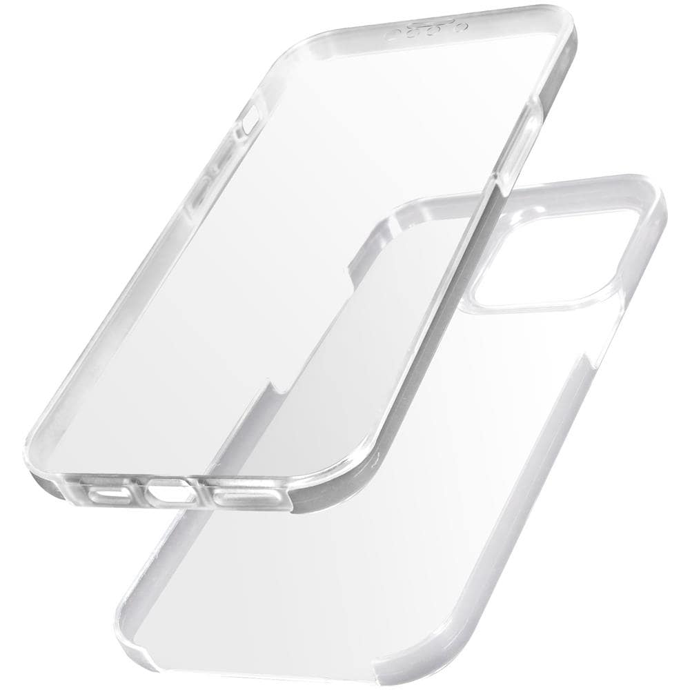 Cover Integrale Per Iphone 13 Pro Max Retro Rigido E Fronte Morbido Trasparente - Foto 1