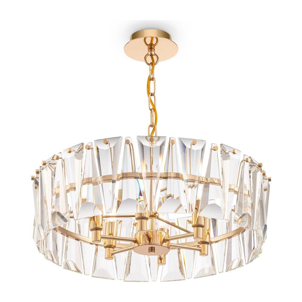 Lampadario Contemporaneo Puntes Metallo Oro 6 Luci - Foto 1