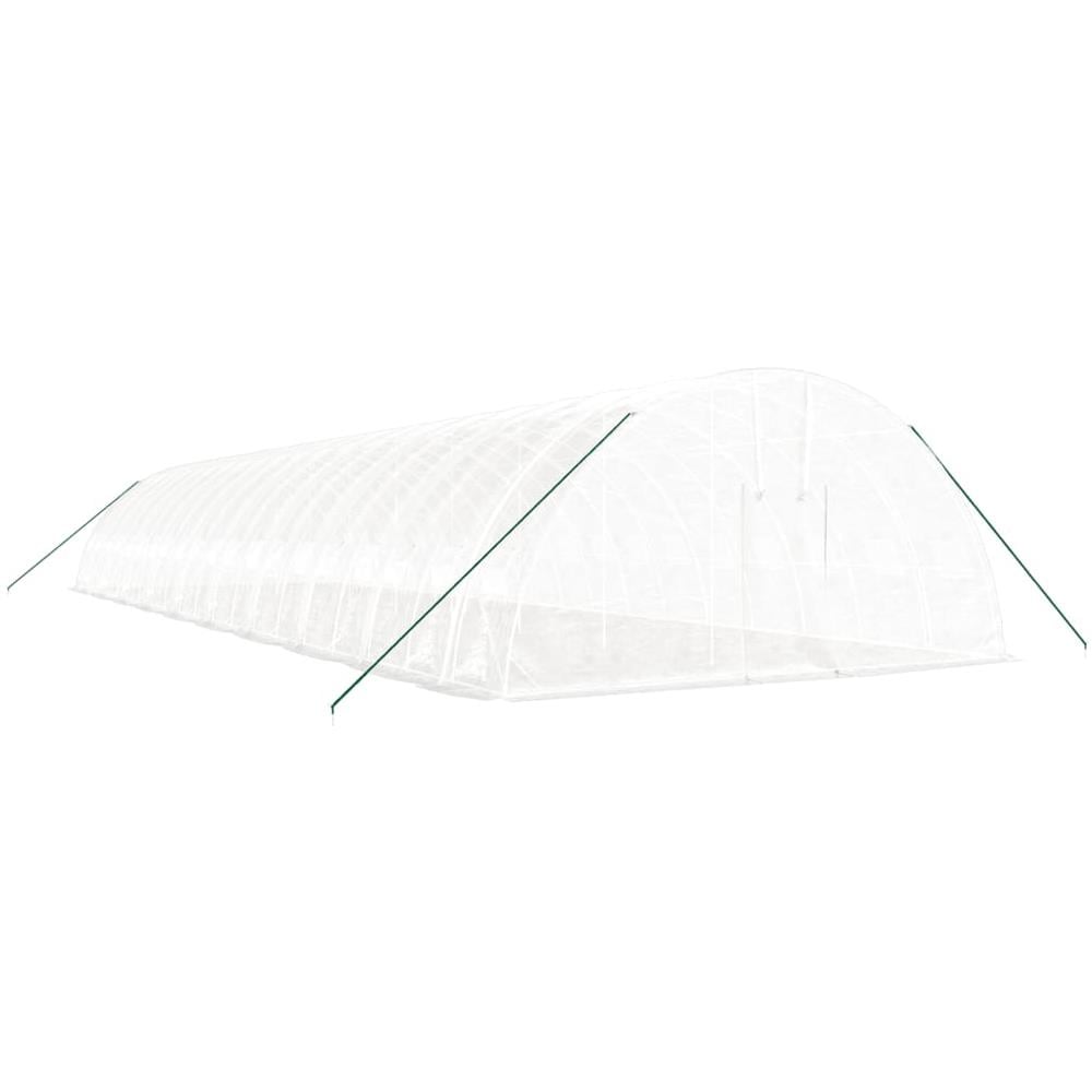 Serra Con Telaio In Acciaio Bianco 120 M 20x6x2,85 M - Foto 3