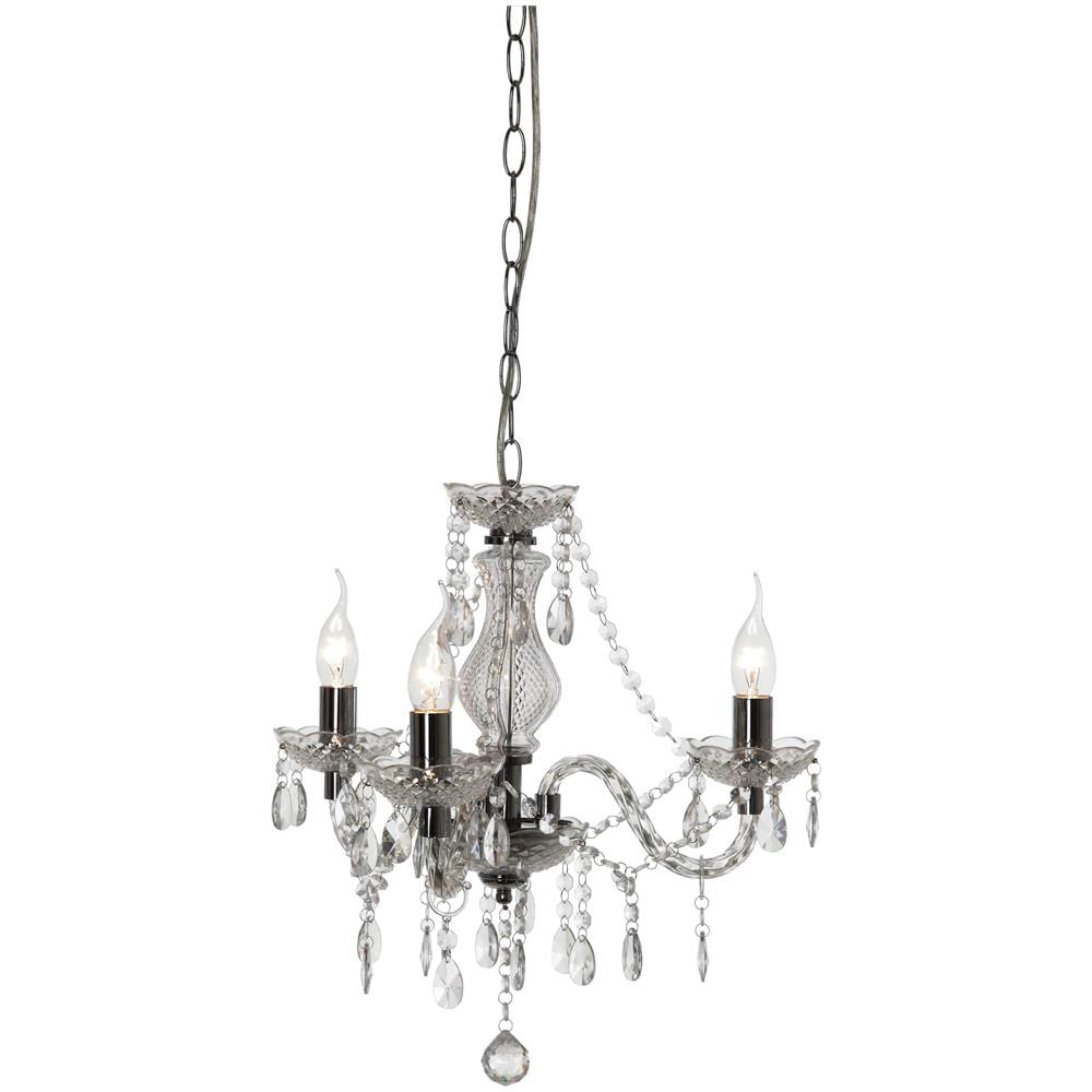 Lampadario Classico In Acrilico Diametro 49cm, 3x40w E14 Non Incluse - Foto 7