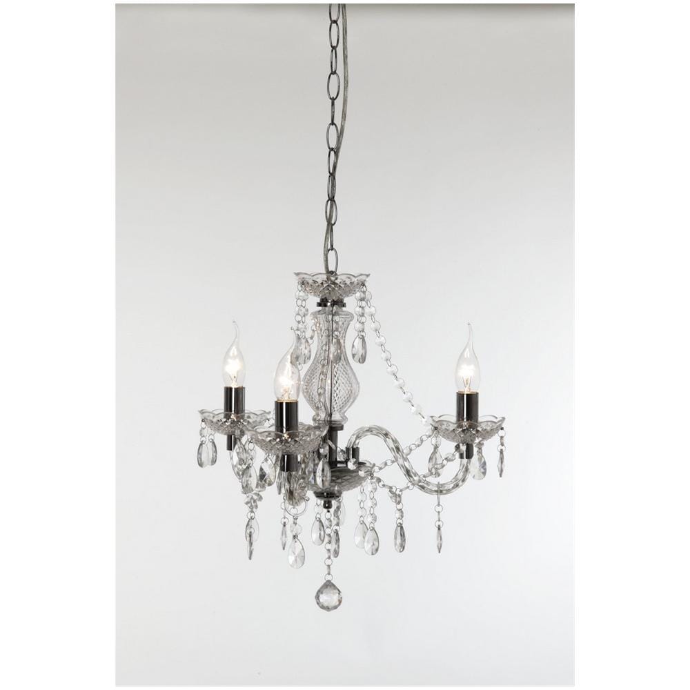 Lampadario Classico In Acrilico Diametro 49cm, 3x40w E14 Non Incluse - Foto 1