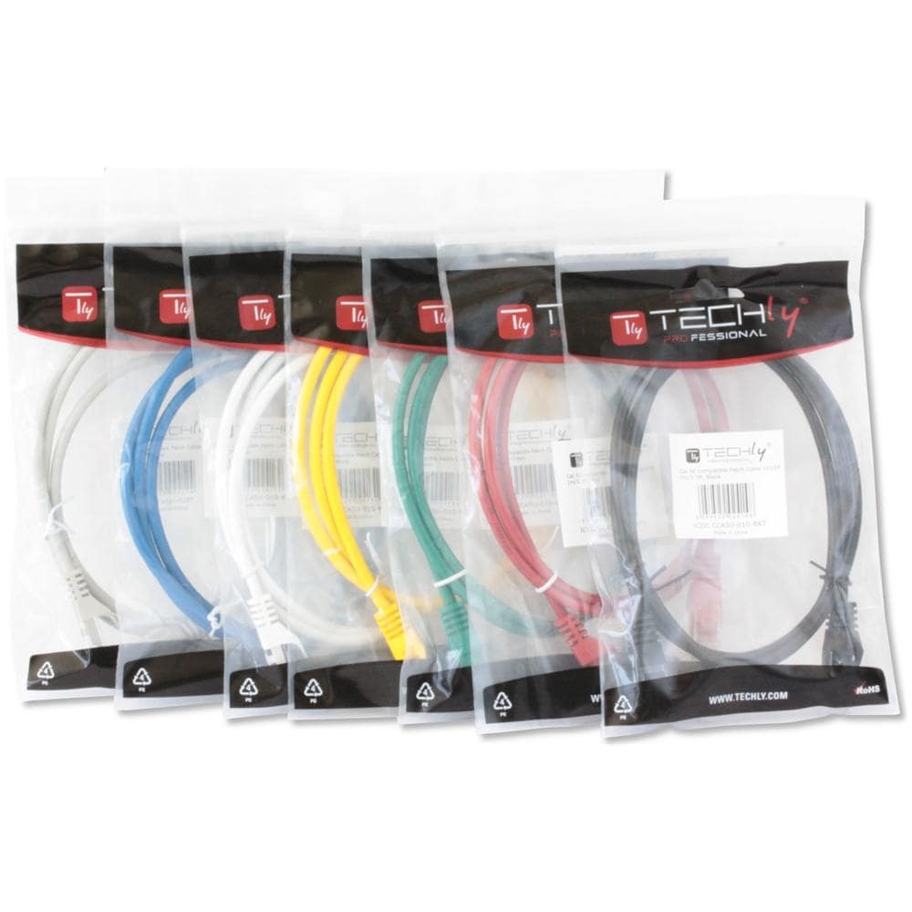 ICOC CCA6U-015-YET - Cavo di rete Patch in CCA Cat. 6 Giallo UTP 1,5m - Foto 6