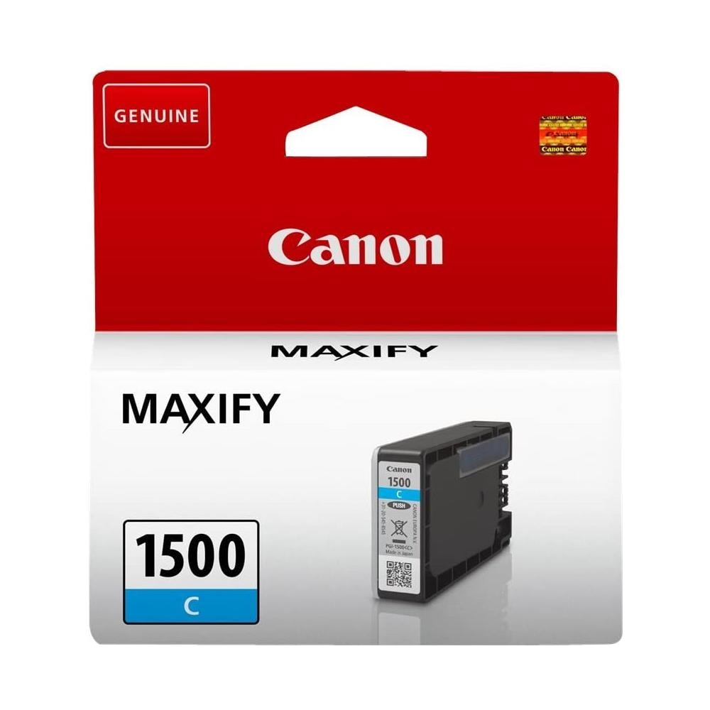 Cartuccia Ink Originale PGI-1500C Ciano per MAXIFY MB2155 Capacità Confezione 4.5 ml - Foto 1