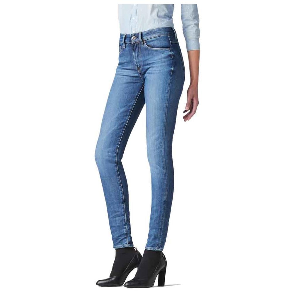 Pantaloni Gstar 3301 Ultra High Waist Super Skinny L30 Abbigliamento Donna W24-l30 - Foto 1