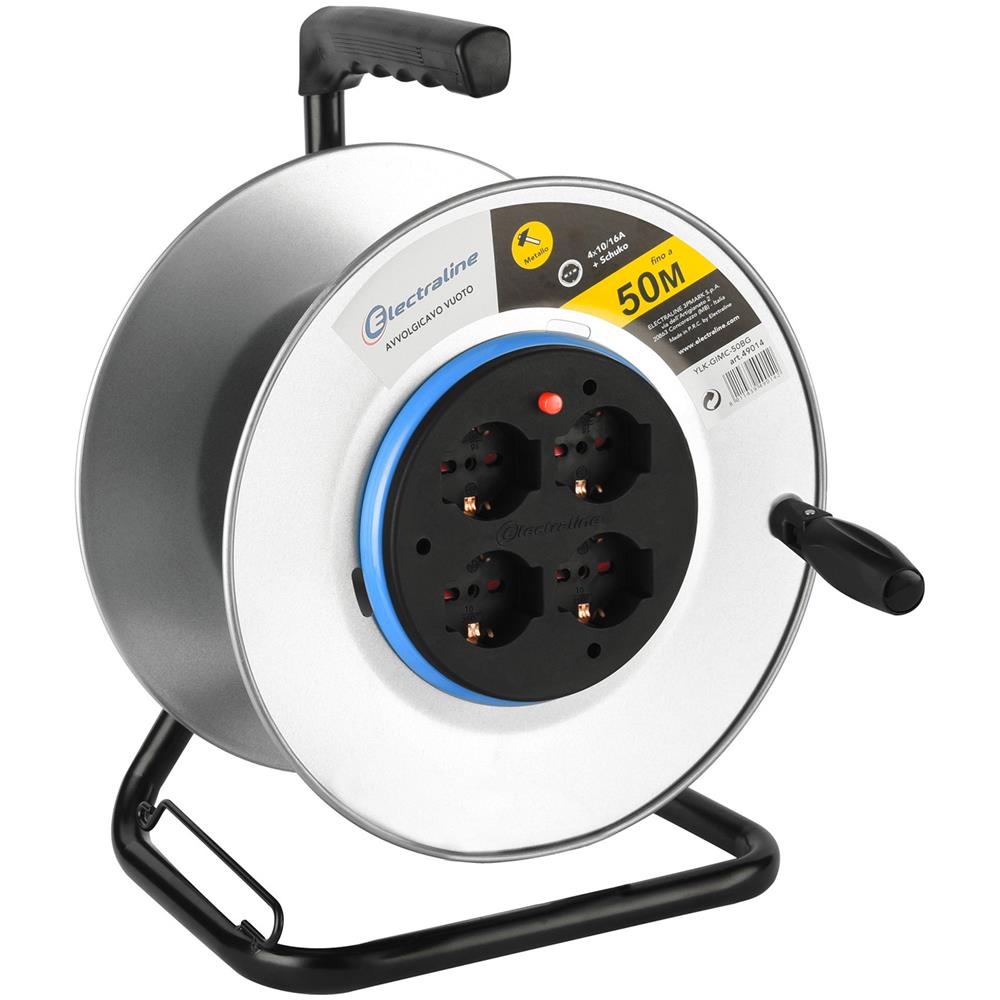 Rullo Avvolgicavo - Capacità Avvolgimento 50 Mt - Foto 2