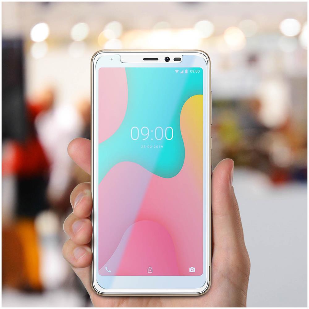 Vetro Temperato Wiko Y60 Protezione Schermo 9h Antishock Trasparente - Foto 5