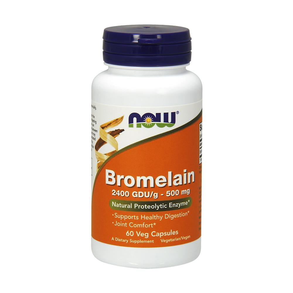 Bromelain 500 Mg - 60 Veg Capsules - Bromelina - Foto 1