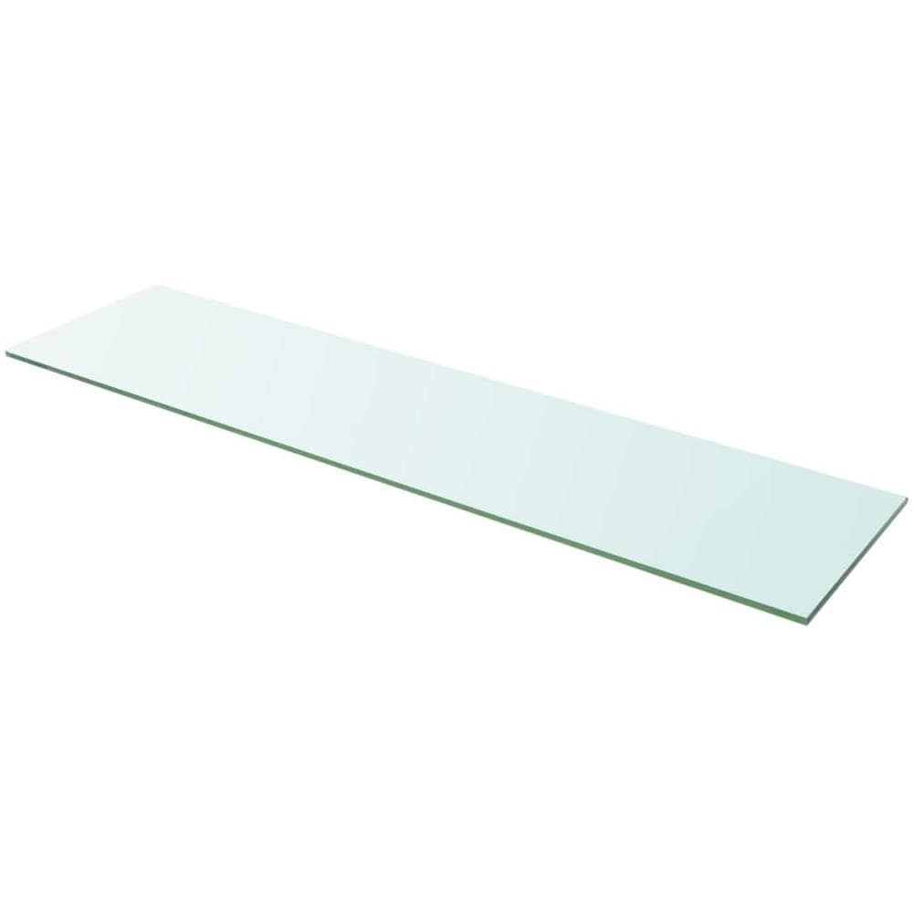Mensole In Vetro Trasparente 2 Pz 100x25 Cm - Foto 2