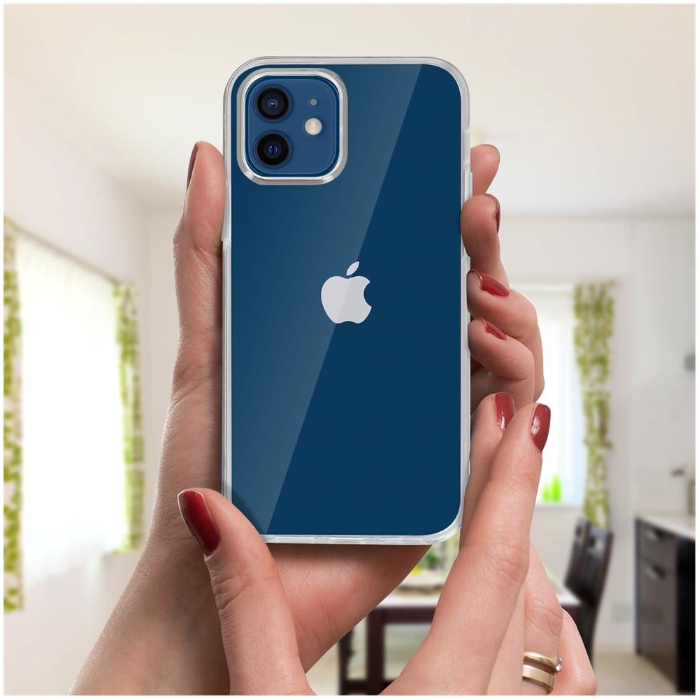 Cover Iphone 12 / 12 Pro Silicone Fronte Retro Ricopre Lo Schermo Trasparente - Foto 2