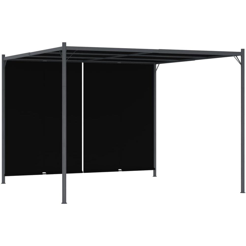 Pergola da Giardino con Tetto Retrattile 3x3 m Antracite - Foto 1