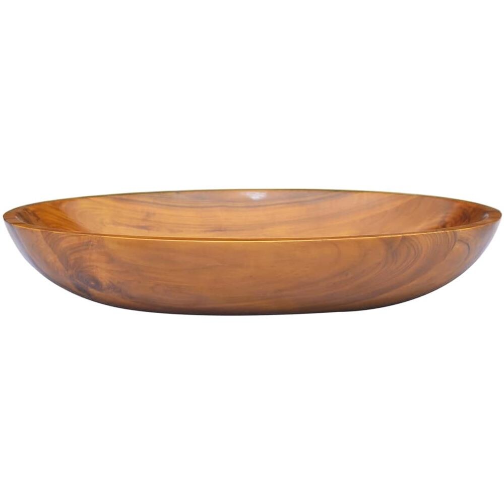 Lavabo in Legno Massello di Teak 60x40x10 cm - Foto 2