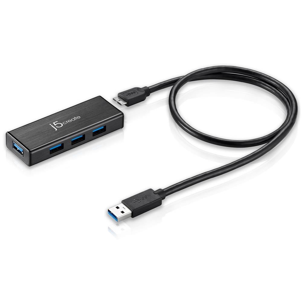 JUH340, USB 3.0 (3.1 Gen 1) Type-A, 50/60, Nero, Alluminio, Windows 7 Home Premium, Windows 8, Windows 8.1, Windows Vista Home Premium, Windows XP Home, Mac OS X 10.2 Jaguar, Mac OS X 10.3 Panther, Mac OS X 10.4 Tiger, Mac OS X 10.5 Leopard, Mac OS X 10 - Foto 2