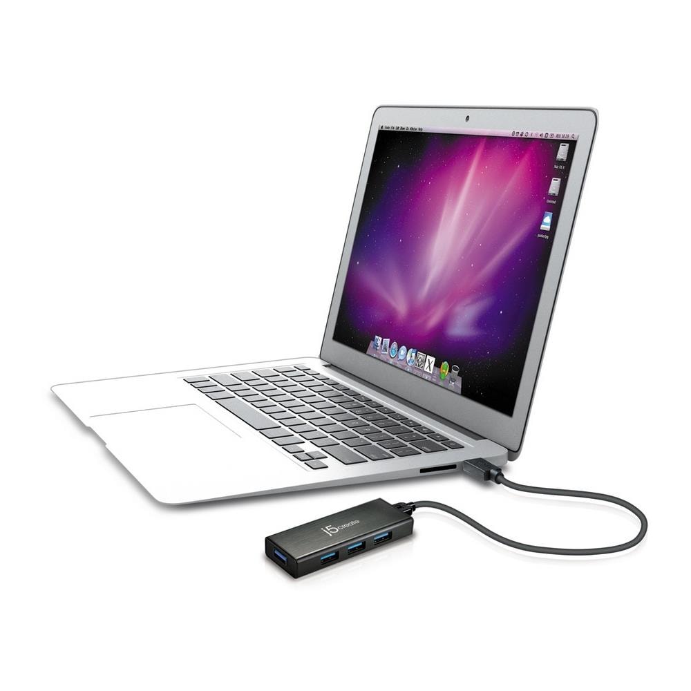 JUH340, USB 3.0 (3.1 Gen 1) Type-A, 50/60, Nero, Alluminio, Windows 7 Home Premium, Windows 8, Windows 8.1, Windows Vista Home Premium, Windows XP Home, Mac OS X 10.2 Jaguar, Mac OS X 10.3 Panther, Mac OS X 10.4 Tiger, Mac OS X 10.5 Leopard, Mac OS X 10 - Foto 1