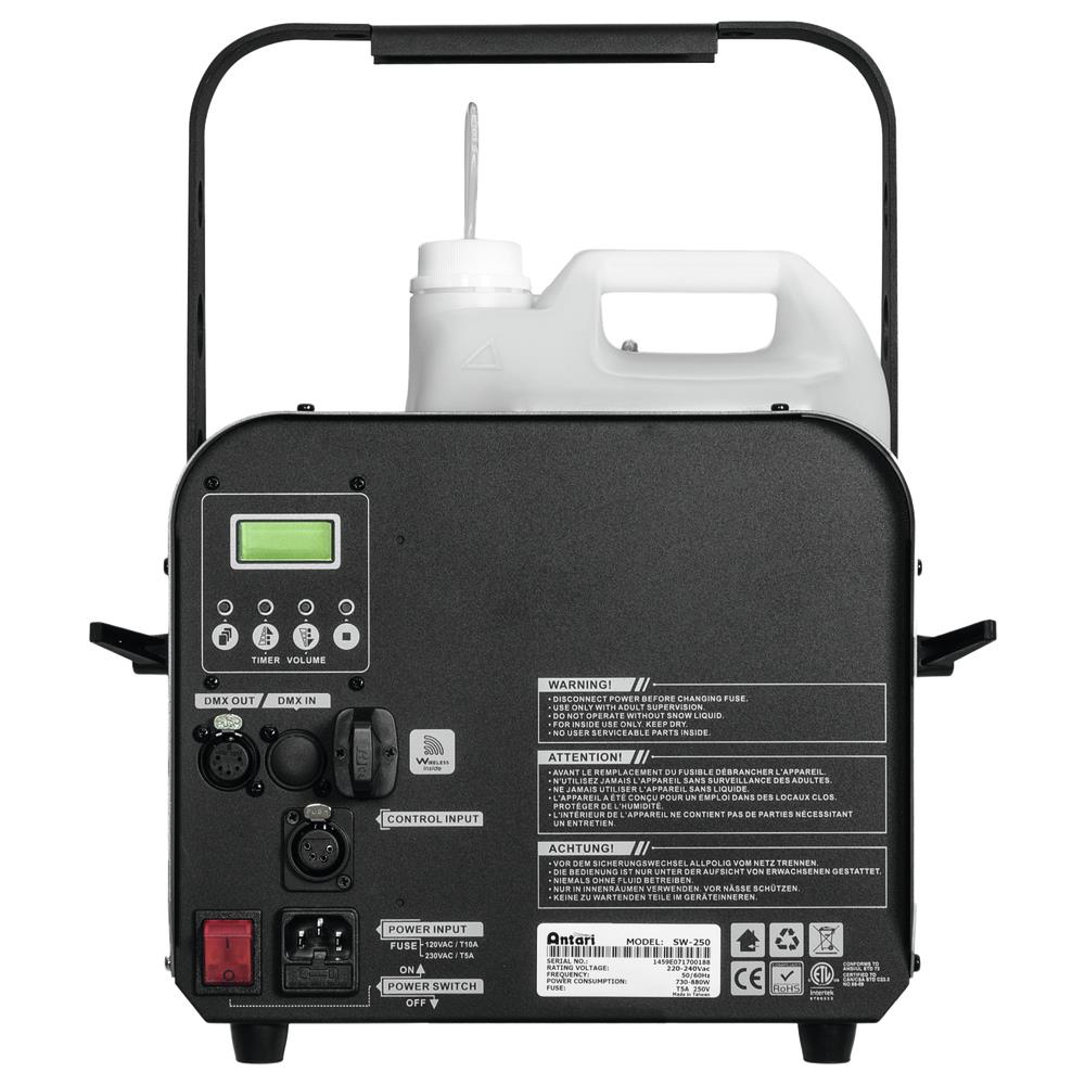 Macchina Della Neve Interfaccia Dmx Controller Senza Fili Sw-250 - Foto 1