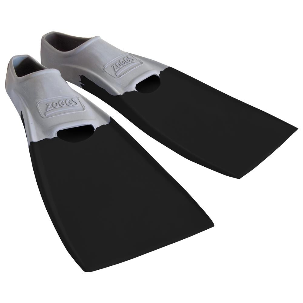 Long Blade Rubber Fins 43/44 Nero - Foto 1
