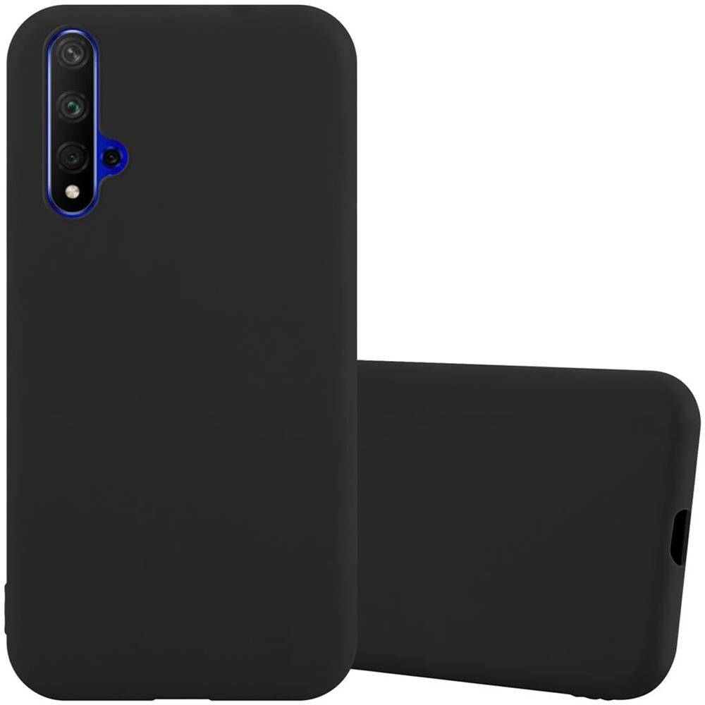 Custodia Compatibile Con Honor 20 / 20s / Huawei Nova 5t In Candy Nero - Coperchio Protettivo In Silicone Tpu Flessibile - Foto 1