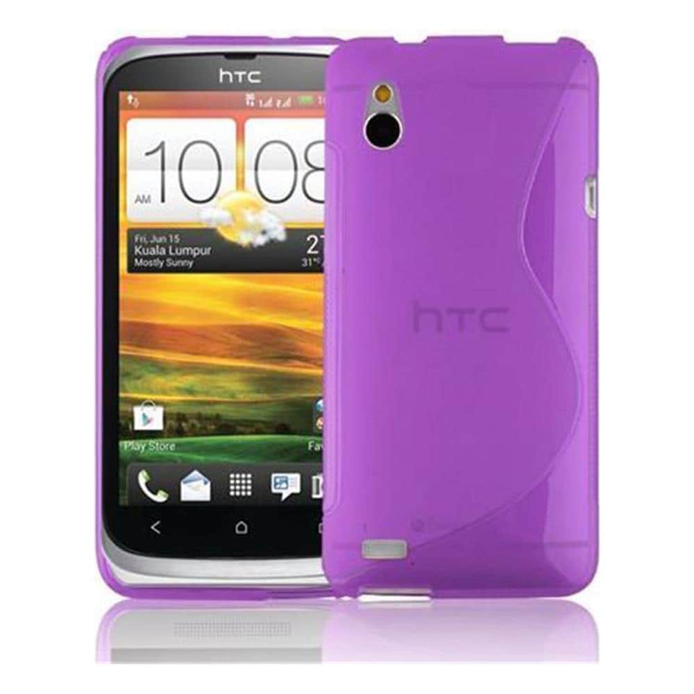 Custodia Compatibile Con Htc Desire V In Viola Lilla - Coperchio Protettivo In Silicone Tpu Flessibile - Foto 1