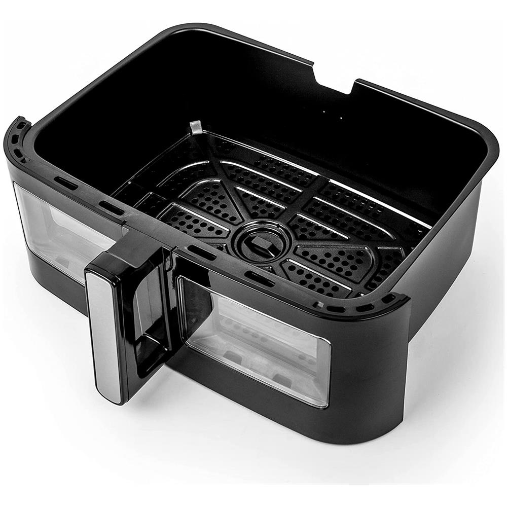 Afd1 Cassetto Grand Per Friggitrice Ad Aria Af24 | Vassoio Di Cottura 10l | Contenitore Per Friggitrice Ad Aria A Doppia Zona | Canina Sana Per Tutta La Famiglia | Opzione Sync Cook - Foto 1