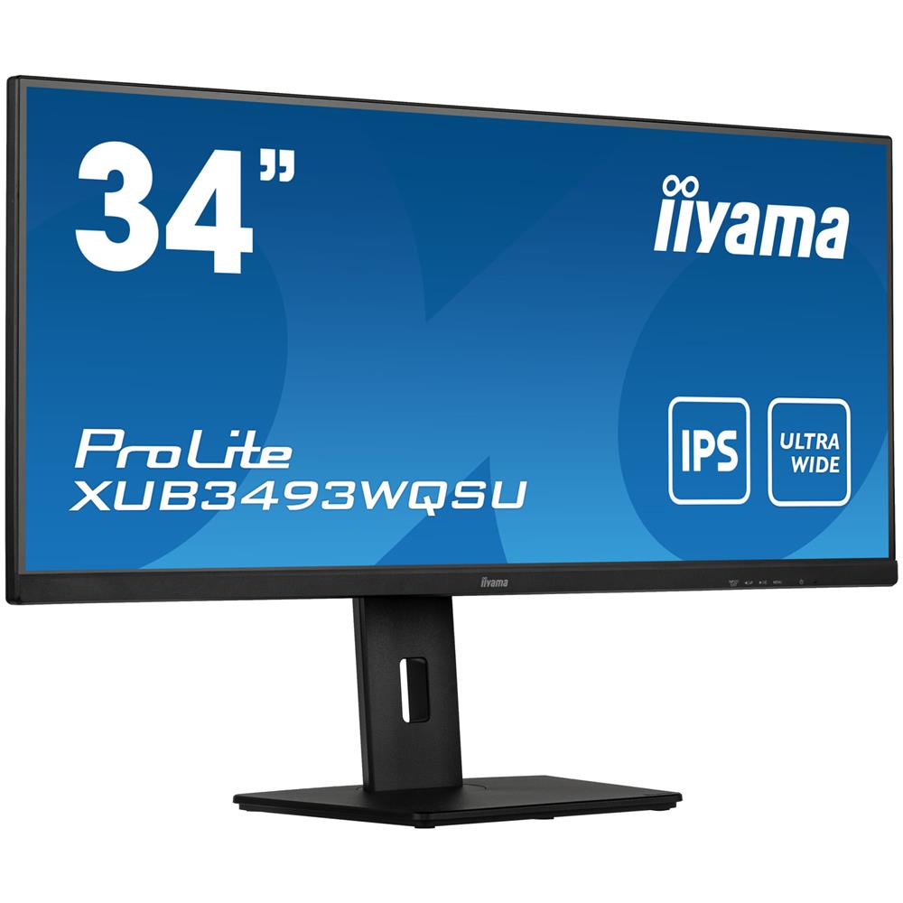 Monitor 34" LED IPS ProLite XUB3493WQSU-B5 3440x1440 UltraWide Quad HD Tempo di Risposta 4 ms - Foto 2