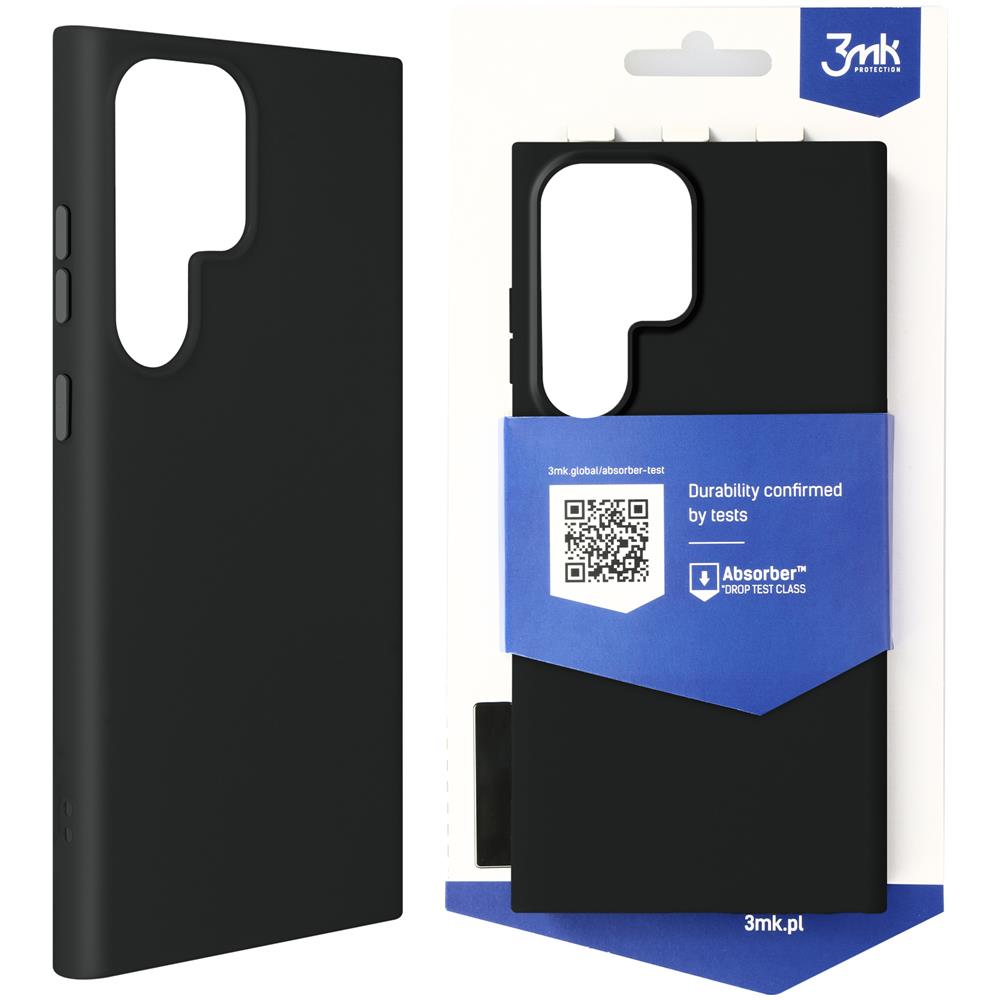 Cover Per Samsung S23 Ultra Flessibile Anticaduta 1,25 M 3mk Matt Case Nera - Foto 1