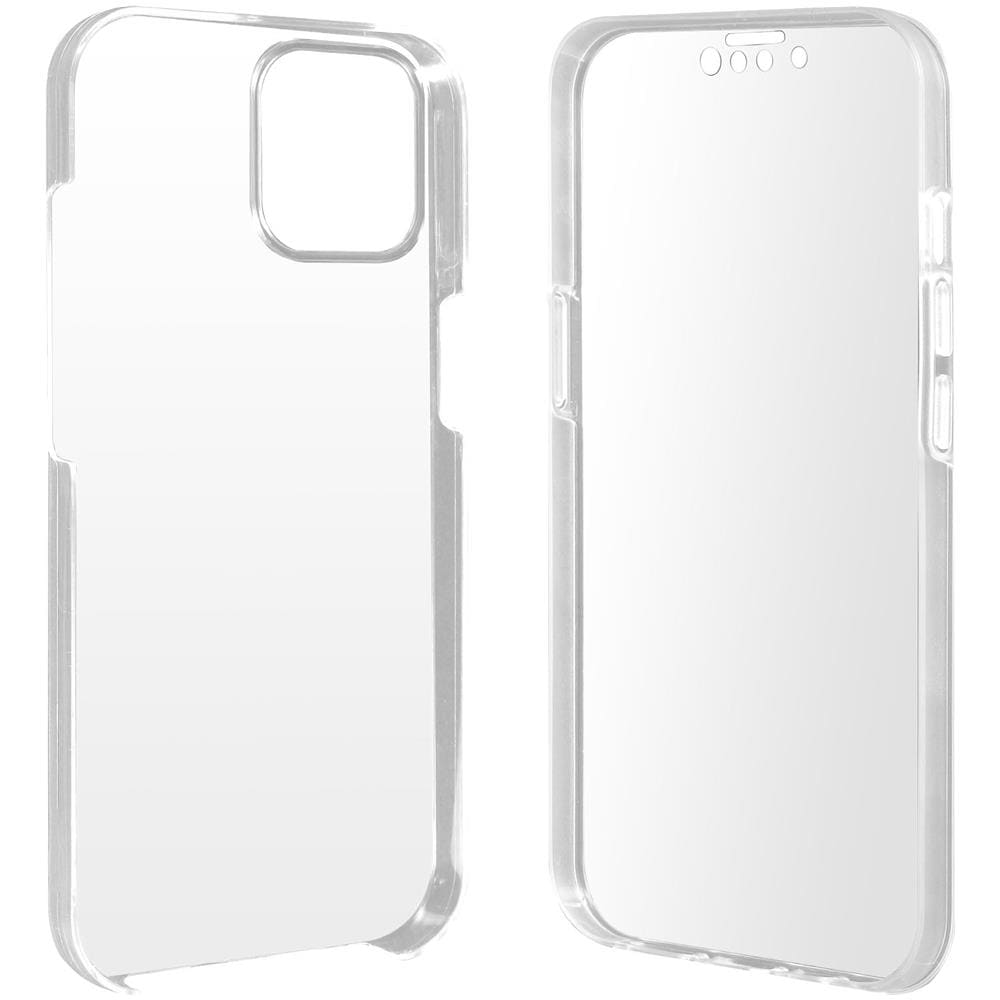 Cover Integrale Per Iphone 13 Retro Rigido E Fronte Flessibile Trasparente - Foto 2