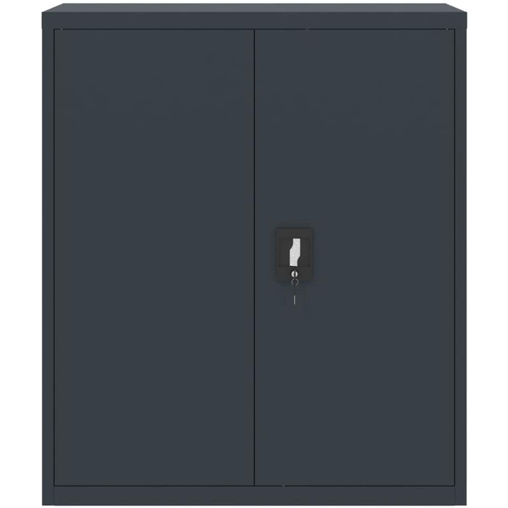 Armadio Classificatore Antracite 90x40x105 Cm In Acciaio - Foto 3
