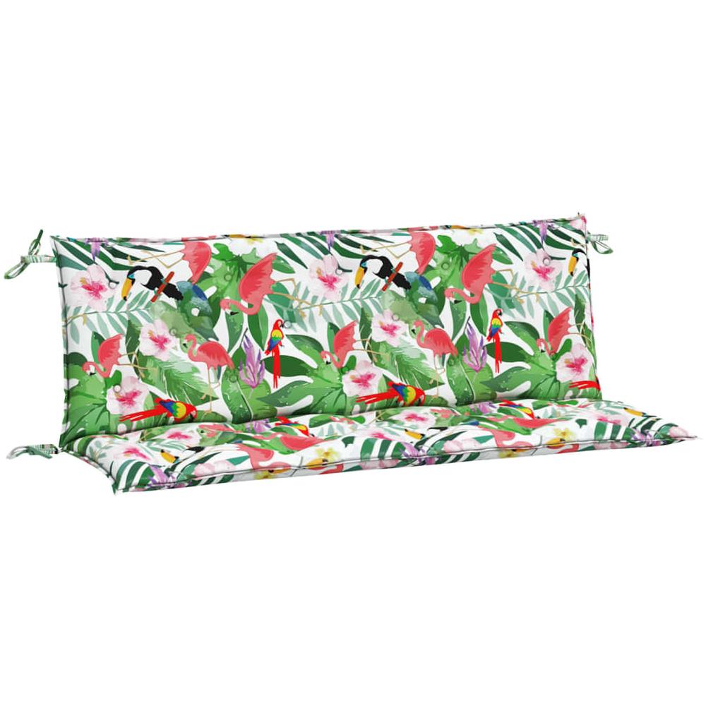 Cuscini Panca Da Giardino 2pz Multicolore 150x50x7cm In Tessuto - Foto 2