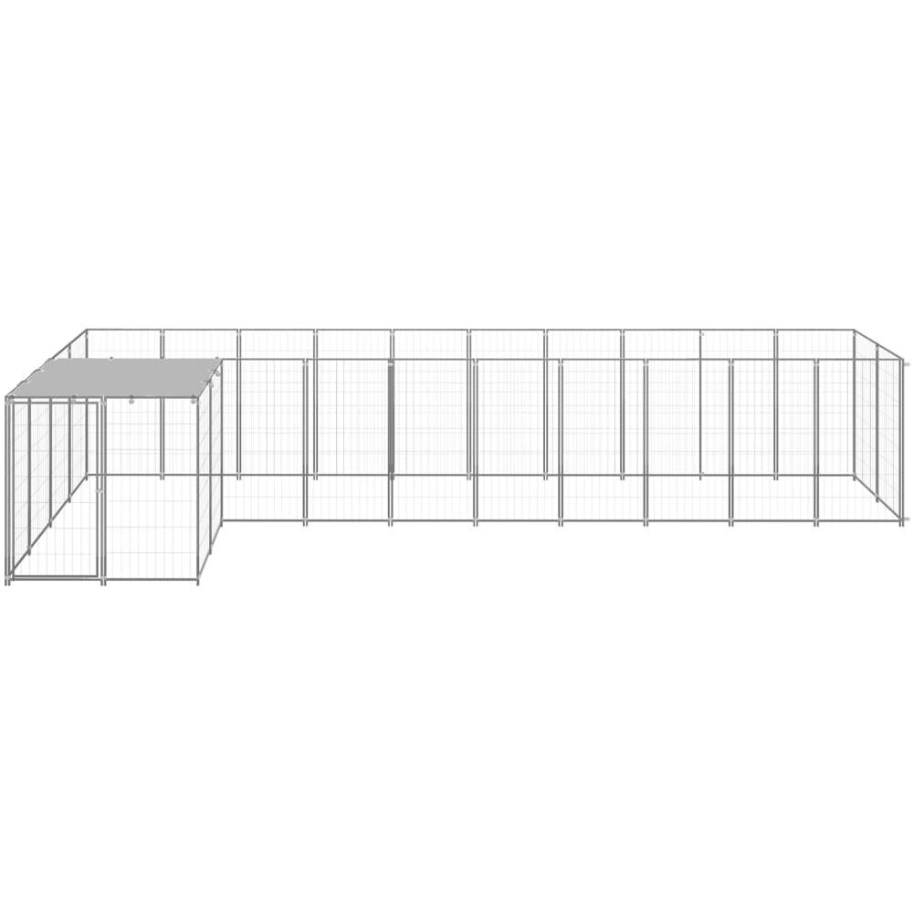 Gabbia Per Cani Argento 7,26 M In Acciaio - Foto 2