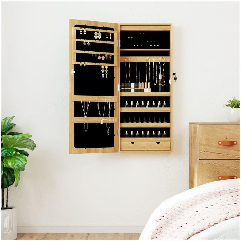 Armadio Portagioie A Specchio Con Luci Led A Parete - Foto 1