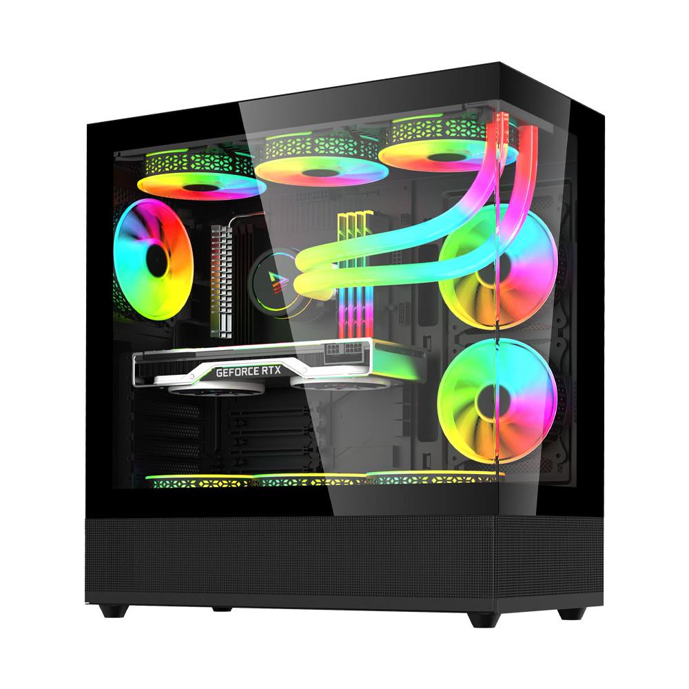 Case SIGMA X1 Midi Tower ATX / ITX / micro ATX ABS Colore Nero - Foto 8