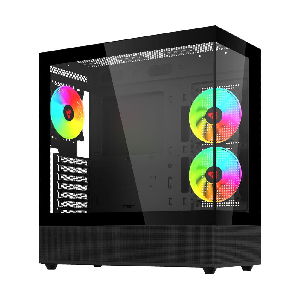 Case SIGMA X1 Midi Tower ATX / ITX / micro ATX ABS Colore Nero - Foto 1