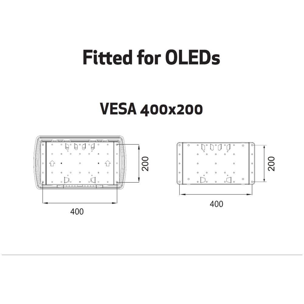 Staffa Multisnodo Super Slim per TV / Monitor Oled da 40 a 85” VESA 400×400 - Foto 6