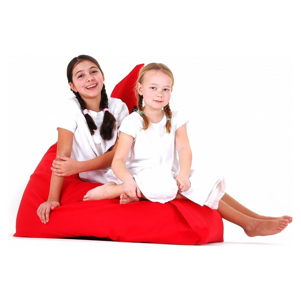 Poltrona Sacco Impermeabile In Poliestere Rosso 140x180cm - Foto 2