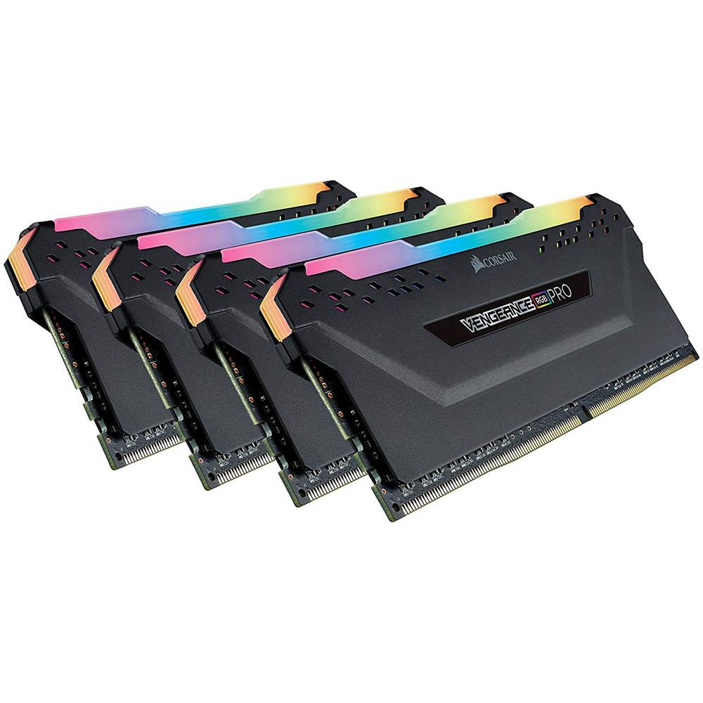 Memoria Dimm Vengeance RGB PRO 32 GB (4x 8 GB) DDR4 3600 MHz CL18 Colore Nero - Foto 1