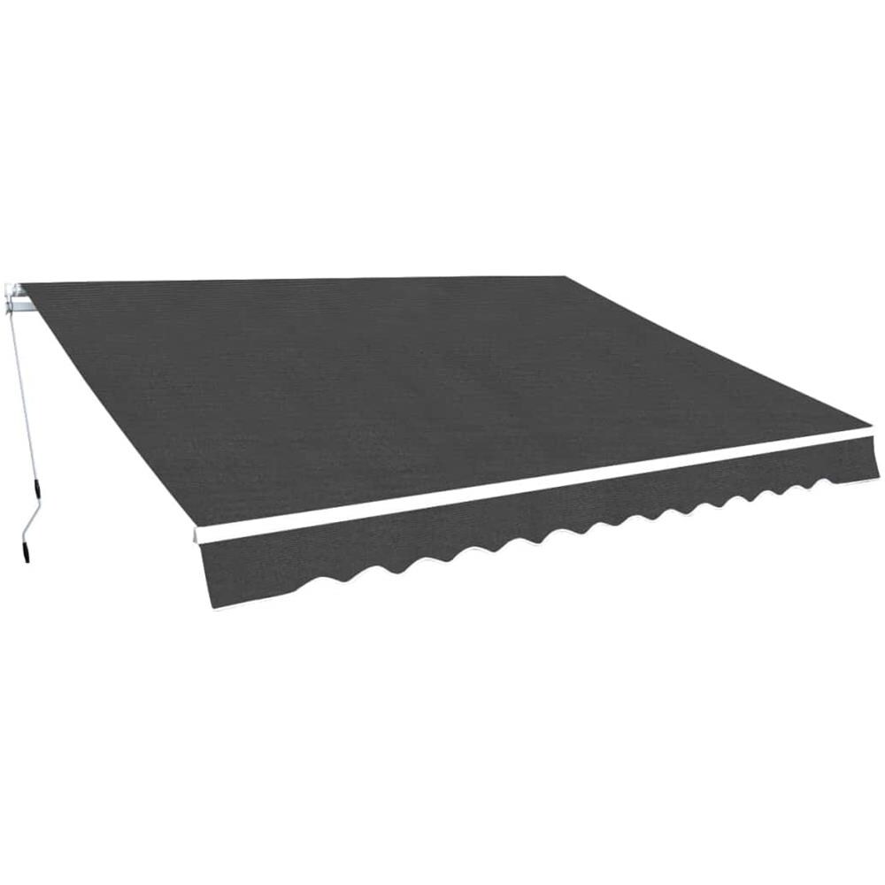 Tenda Da Sole Pieghevole Manuale 500 Cm Antracite - Foto 1