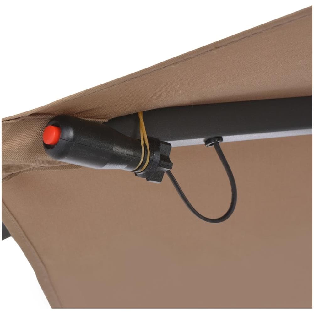 Ombrellone A Sbalzo Con Led E Palo In Acciaio 300 Cm Talpa - Foto 7