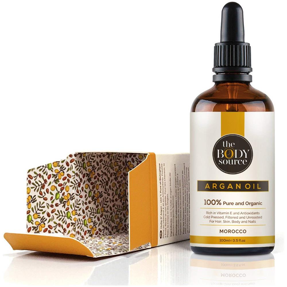 Olio Di Argan Puro Al 100% Organico, Ricco Di Vitamina E E Antiossidanti Adatto Per Capelli, Pelle, Corpo E Unghie, 100ml - Foto 2