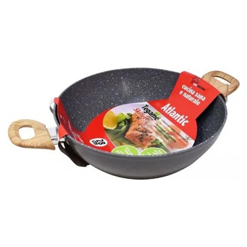 Tegame Pentola Con Manici In Legno 28 Cm - Foto 1