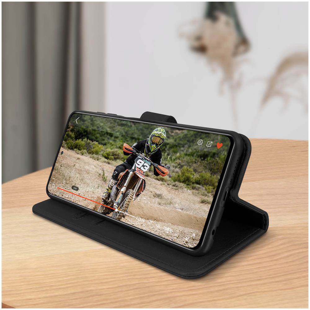 Custodia Samsung Galaxy A42 5g Portadocumenti Funzione Supporto Nero - Foto 2