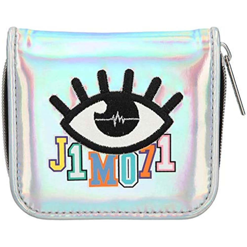 10500 - Portafoglio Con Chiusura Lampo E Bottone A Pressione, Lisa E Lena J1mo71, Colore: Argento - Foto 1