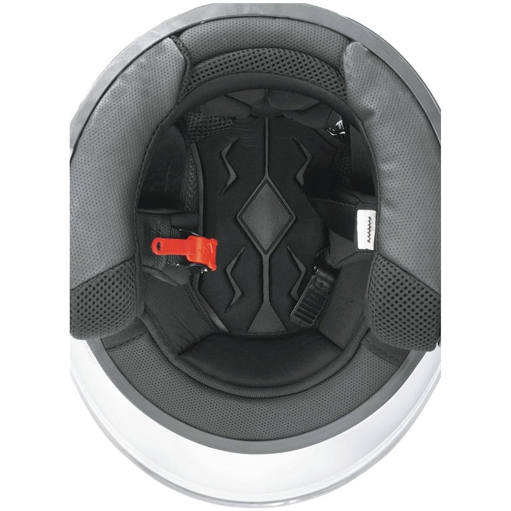 Casco Jet Visiera Lunga Scooter Moto Quad Omologato Ece 22 05 Giallo Fluo S - Foto 2