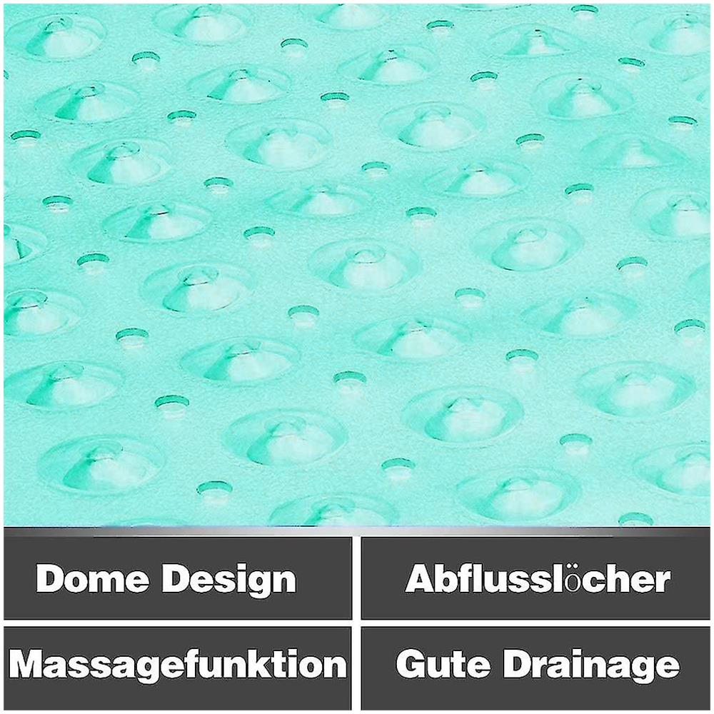 HTN Tappetini Per Doccia Quadrati 53x53 Cm Tappetini Da Bagno Con Ventosa (verde) JV10904