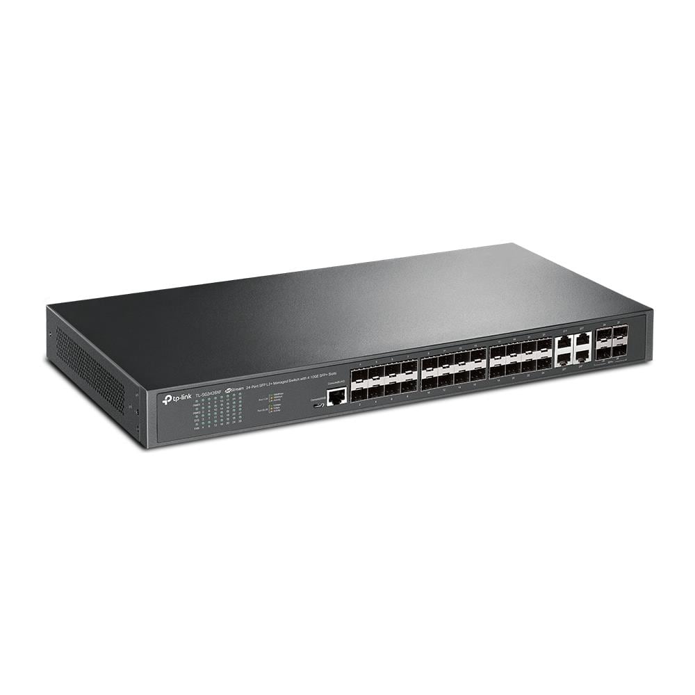 Switch TL-SG3428XF 20 Porte Gigabit SFP con 4 Porte Gigabit Combo SFP / RJ45 e 4 Porte SFP+ Managed - Foto 2