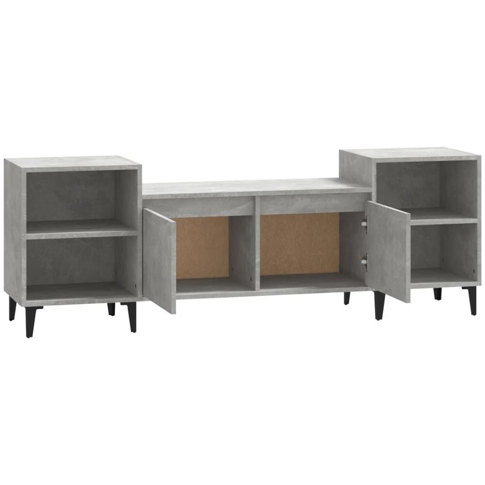 Mobile Per Tv Grigio Cemento 160x35x55 Cm Legno Multistrato - Foto 3