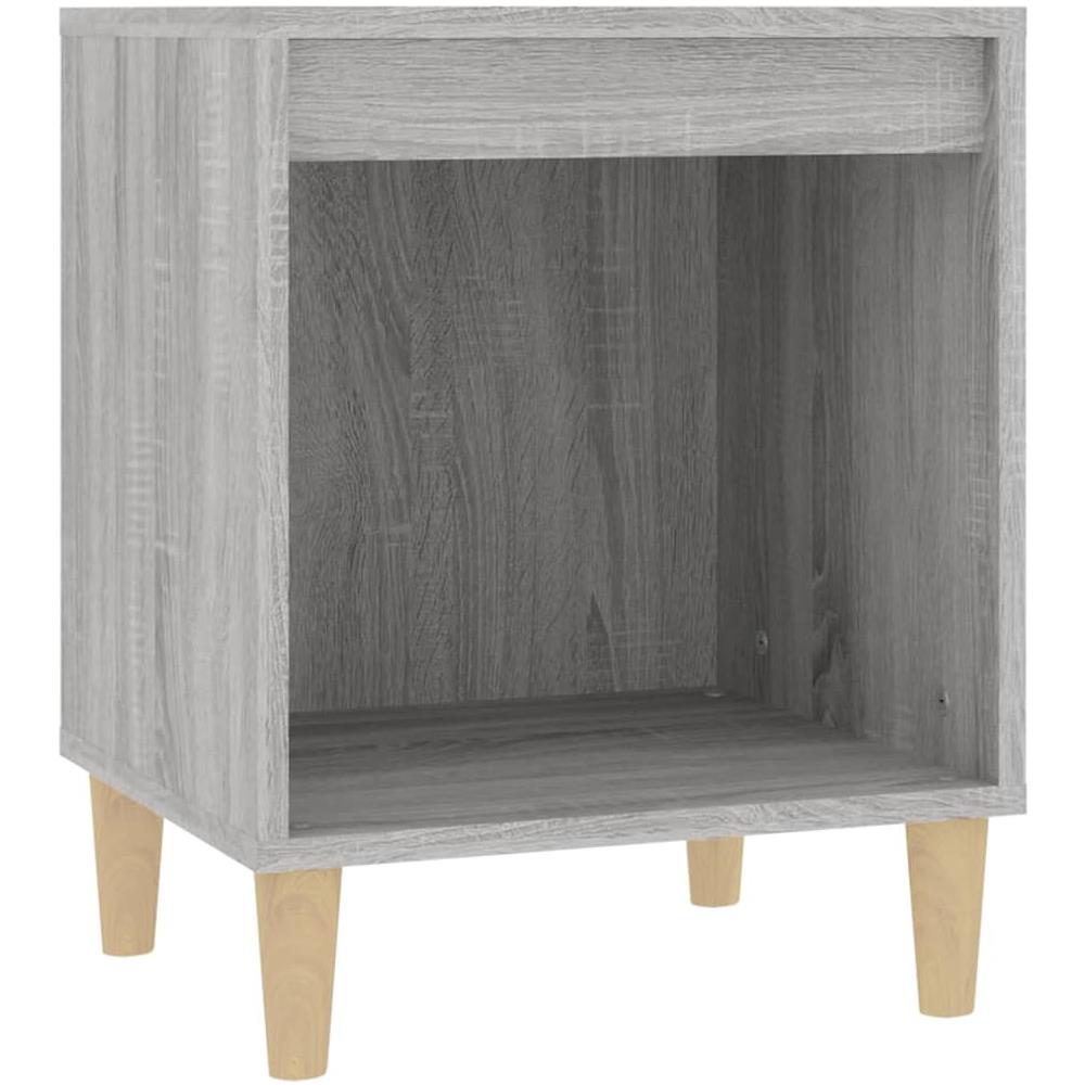 Comodino Grigio Sonoma 40x35x50 Cm - Foto 2