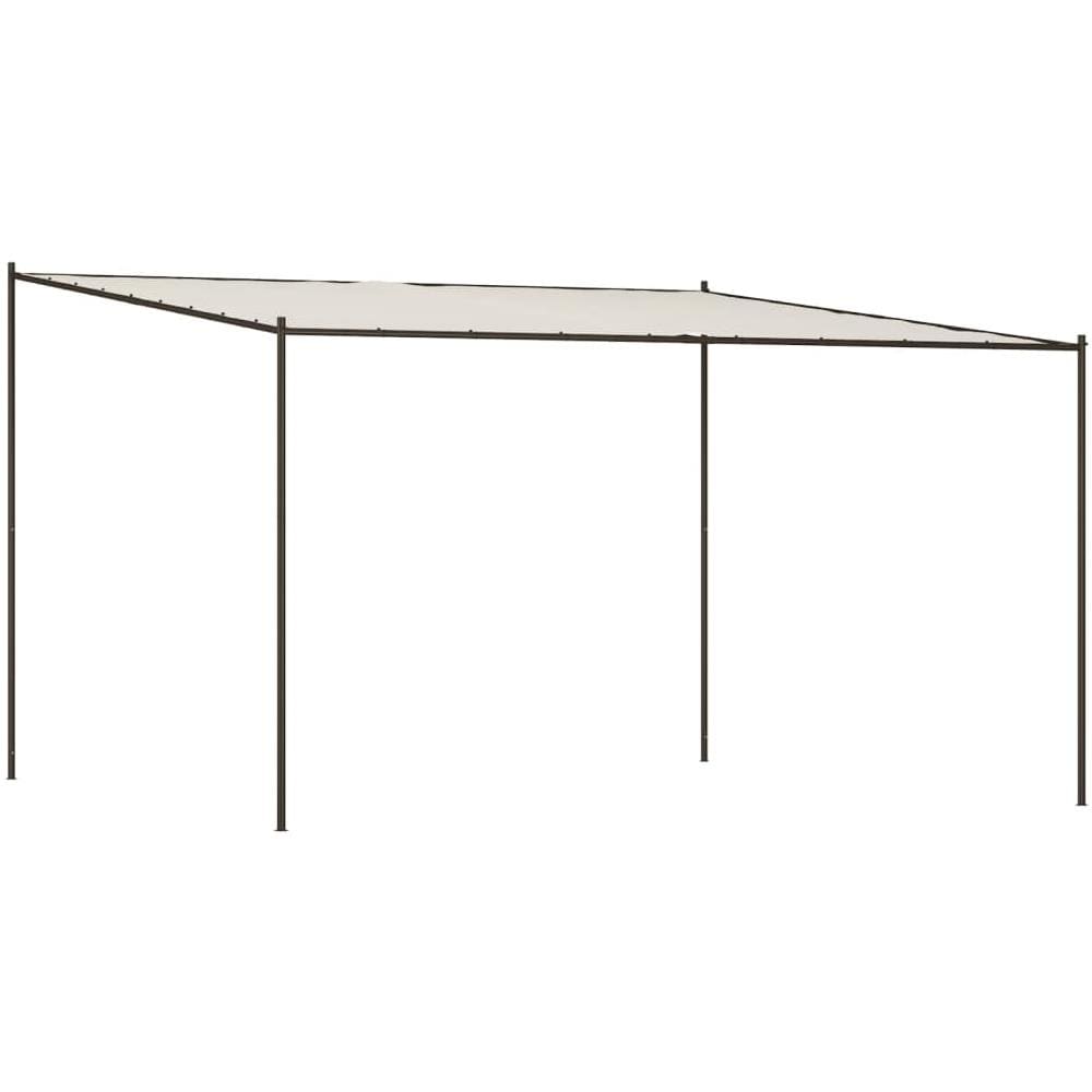 Gazebo Bianco 4x4 M 180 G /m Tessuto E Acciaio - Foto 2