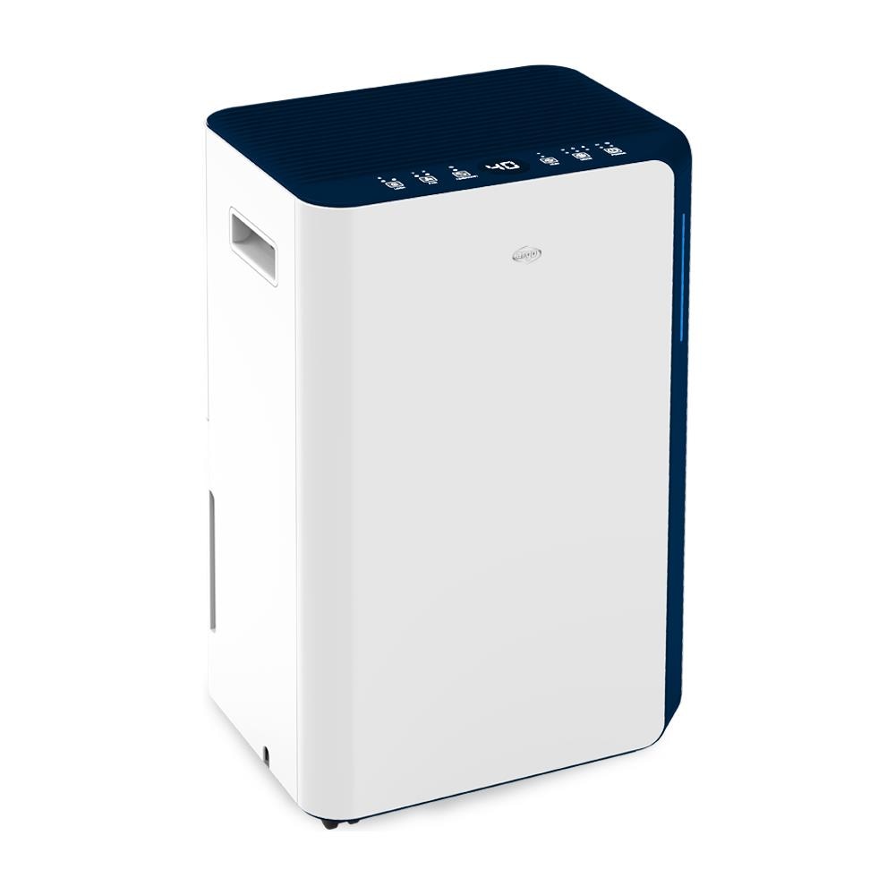 Deumidificatore con Purificatore DRY PURY EVO WF 21 Capacità Deumidificazione 21 litri / 24h Capacità 4.5 Litri Superficie Consigliata 24 mq Wi-Fi Potenza 330 W Colore Bianco / Blu - Foto 2