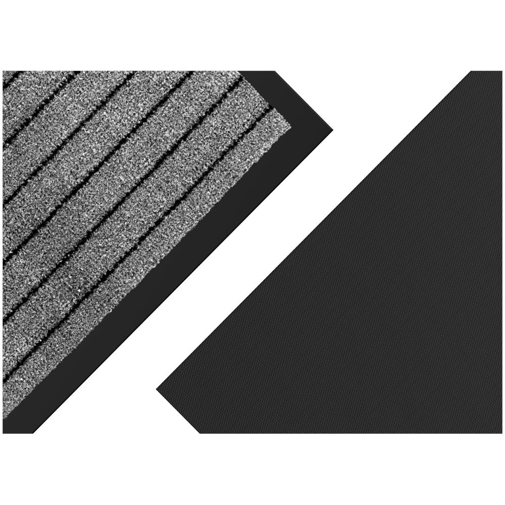 Tappeto Zerbino Entrata Ingresso Casa Esterno Interno Antiscivolo Asciugapassi Alaska 40x60 Grigio - Foto 2