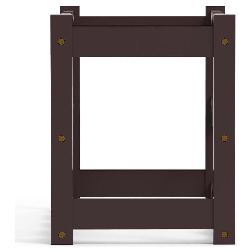 Cantinetta Portavino In Legno Bambã¹ Noce Con 12 Scomparti Bar Portabottiglie - Foto 3