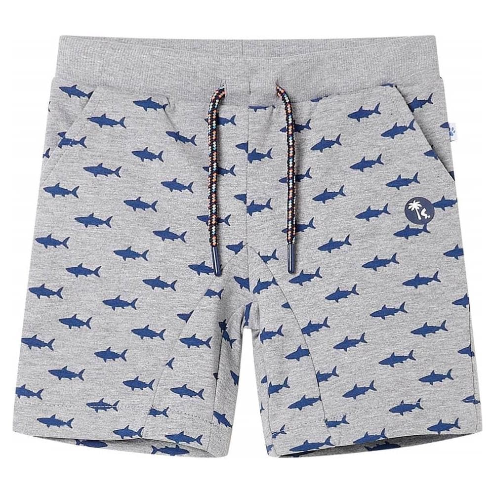 Pantaloncini per Bambini con Coulisse Grigio Chiaro Mélange 104 - Foto 1